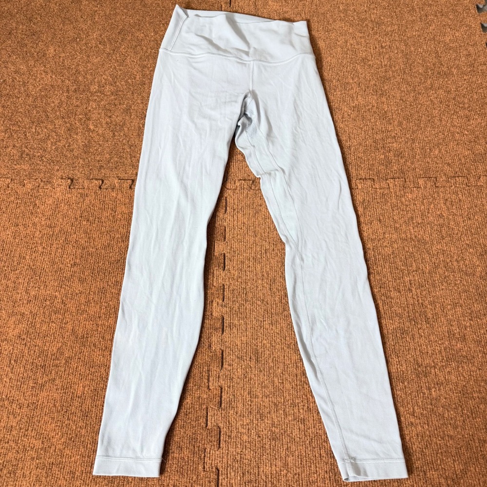 Lululemon Align‎ High-Rise Pant 28 Light Blue Nulu Yoga Leggings Size 6 LW5CTHS